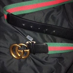 Authentic Gucci Belt W/ Tag On Belt